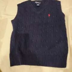 Polo by Ralph Lauren ネイビー Vネック ベスト