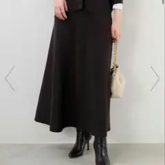 マイカ&ディールハーフミラノフレアニットスカートのサムネイル