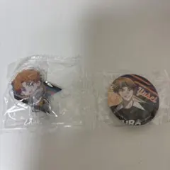 にじさんじ くら寿司 ビッくらポン 北見遊征 アクリルスタンド　缶バッジ