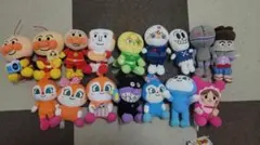 アンパンマン　ぬいぐるみセット　17体