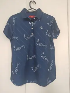 Callaway キャロウェイネイビー ポロシャツ 半袖　Lサイズ