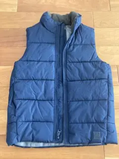 GAP キッズ 中綿ベスト M ネイビー