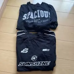 半袖　長袖　Tシャツ 黒