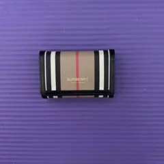 BURBERRY ストライプ 三つ折り財布