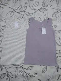 タンクトップ Mサイズ まとめ売り ラベンダー ボーダー 未使用