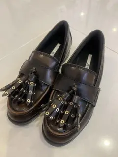 ZARA 装飾付きローファー 36