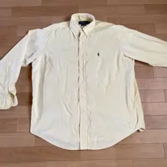 Ralph Lauren ラルフローレン ボタンダウン　長袖シャツ　イエローのサムネイル