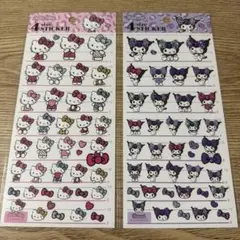 サンリオ　4ステッカー　2セット