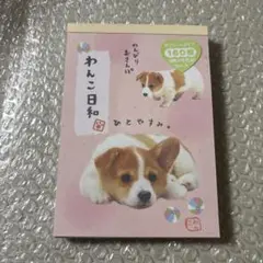 希少レア】平成当時物 レトロ サンエックス 鍵付ミニ日記 コーギー 犬