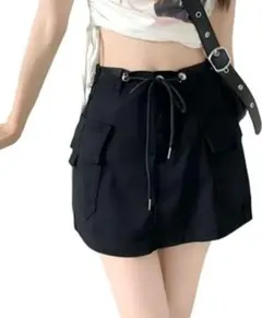 ブラック　Lサイズ　ミニ　タイトスカート　台形スカート 35