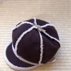 値下げ！ポンポネット モコモコ帽子のサムネイル