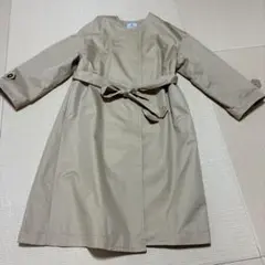 nano universe ベージュノーカラーコート