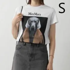 MaxMara Tシャツ ホワイト Sサイズ 犬 プリント
