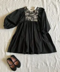 ハンドメイド　ワンピース　リバティ　フォーマル　晴れの日