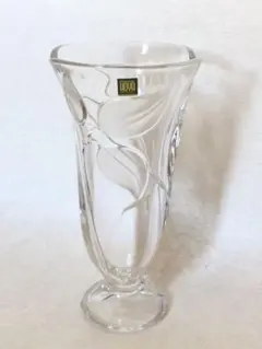HOYA クリスタル ガラス花瓶 FLOWER VASE フラワーベース