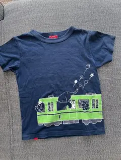OJICO 動物と電車のTシャツ サイズ8Aのサムネイル