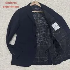 美品✨ユニフォームエクスペリメント　クールマックス シアサッカージャケット　近年のサムネイル