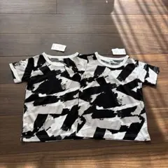 白黒 Tシャツ 2枚セット 110cm