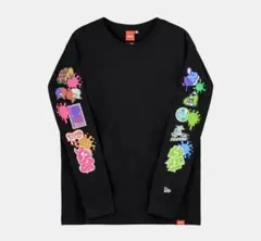 スプラトゥーン　ロンT ブラック Octo