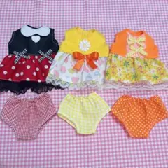 メルちゃん ドレス　パンツ　ハンドメイド　ワンピース