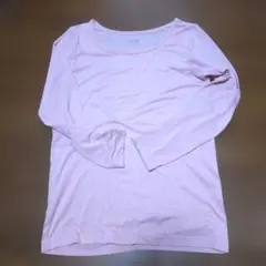 HEATTECH長袖アンダーシャツ／140（ピンク）