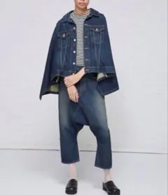 中谷美紀着☆JUNYA WATANABE denim ポンチョ デニムジャケット - メルカリ
