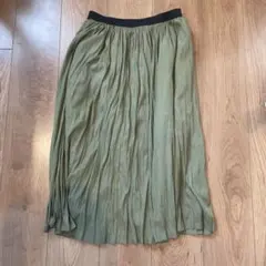 ロングスカート　カーキ