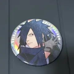 ベースヤード トーキョー NARUTO うちはマダラ 缶バッチ　オーロラ仕様
