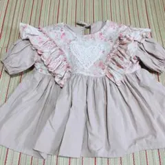 120cm リバティ アデラジャ ワンピース キッズ服 - メルカリ