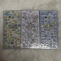 ジュエルプチドロップシール　ストーンつき　3種類セット