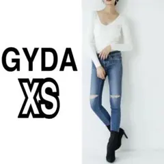 【GYDA】レディース★パンツ★デニム★スキニー★ダメージ★日本製★XS