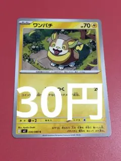 ポケモンカード ワンパチ
