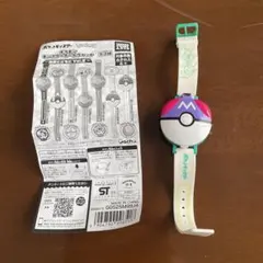 ポケモンモンスターズ 腕時計 モンスターボール風 白いジガルデ