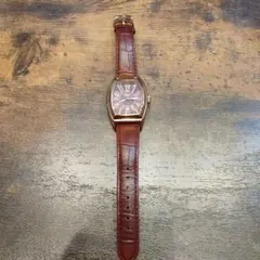 alg&co. トノー型 腕時計 ブラウン