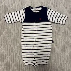 ポロベビー 2WAYオール 男の子 ボーダー 50 60 70