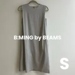 B:MING by BEAMS ベージュ ノースリーブワンピース Sのサムネイル