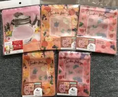 【5種セット】 シナップスジャパン 窓付きジッパーバッグ アニマル/フルーツ