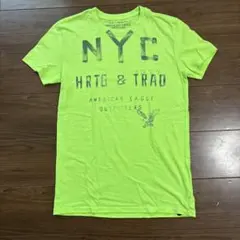 AMERICAN EAGLE OUTFITTERS 蛍光グリーンTシャツのサムネイル