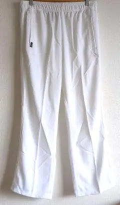 【超レア】adidas ストライプ柄 トラックパンツ白夏JD2011　L　未使用