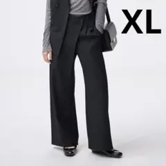 GU ラップスラックスZ＋Eネイビー ストライプパンツ XL