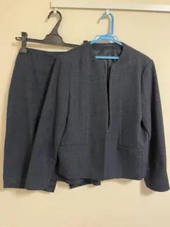 GU＊ネービーツイードジャケット スカートセット