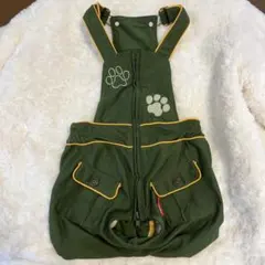 Pecolle アイリスオーヤマ ペット用おむつカバー つなぎ 犬服　カーキ　Lのサムネイル