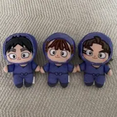 ほわぬい 久々知兵助 竹内八左ヱ門 忍たま乱太郎 お座りぬいぐるみ 五年生 3点セット 竹谷八左ヱ門