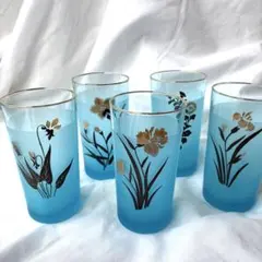 ガラスコップ　冷茶グラス　5個セット