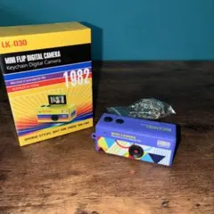 Mini Flip Digital Camera LK-030 パープル