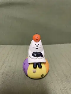 デコレ コンコンブル おばけにゃんこ かぼちゃでまったりのサムネイル