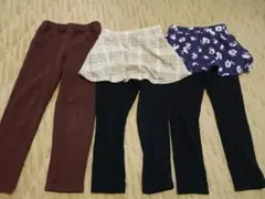 ★110センチ★ever closet エバクロ スカッツ ３枚セット