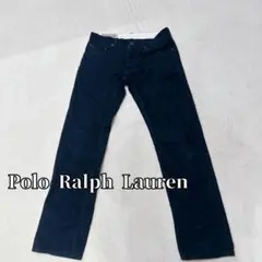 ポロラルフローレン スリム ストレート チノ コットン パンツ ネイビー