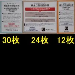 東急百貨店 株主優待券 30枚ほか 2026年5月期限 -c