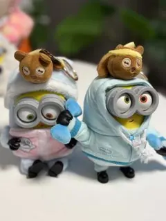 52TOYS bob+tim ミニオン ぬいぐるみ キーホルダー キーリング